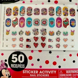 New Minnie Mouse Sticker Activity Nail Stickers